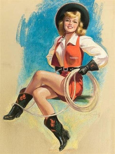 pin up cowgirl art|cwa local pinup news.